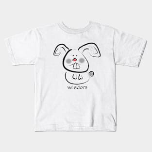 Wisdom Rabbit Kids T-Shirt